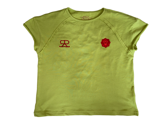 The "JOY" Shirt Green/Maroon