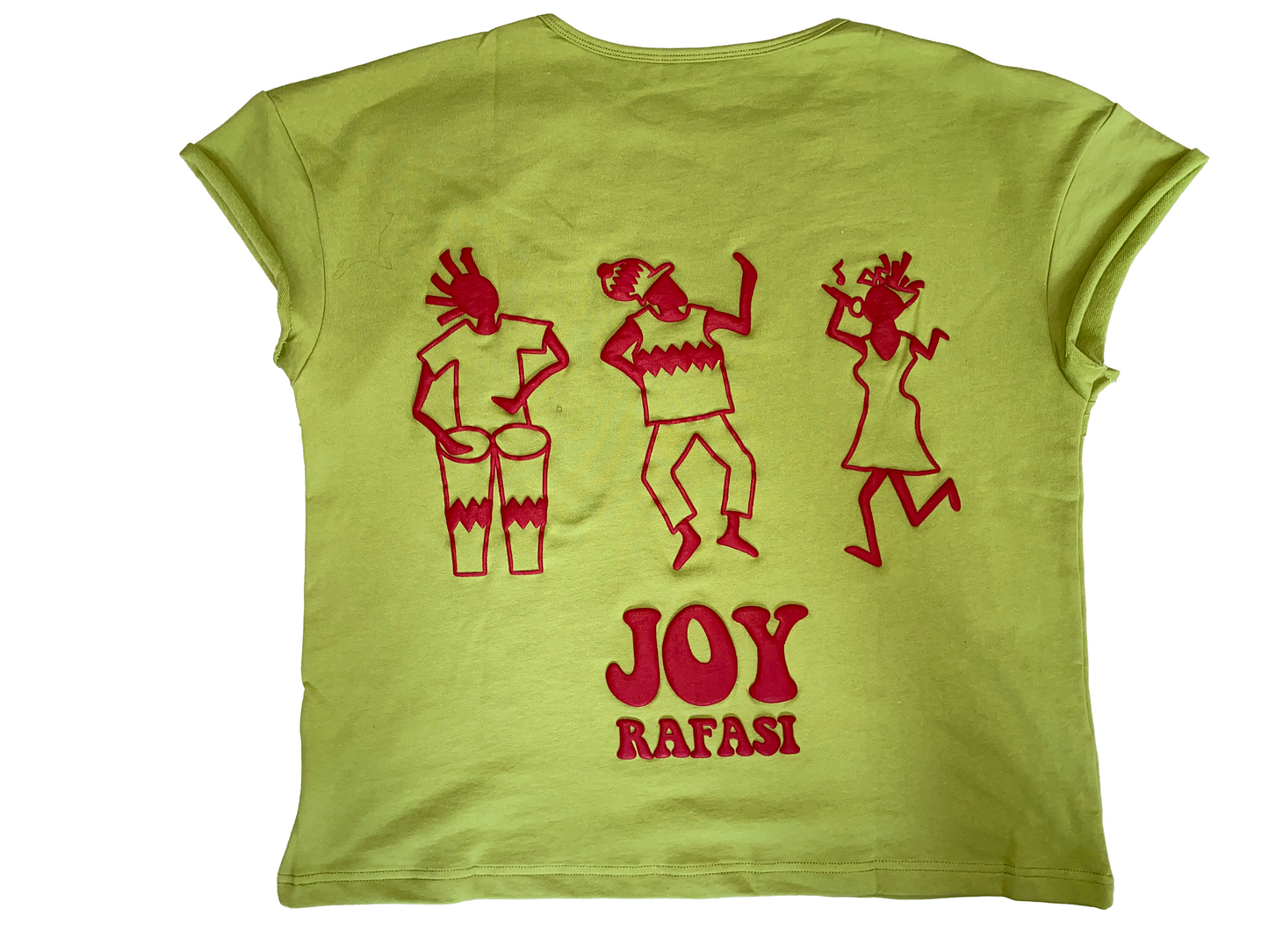 The "JOY" Shirt Green/Maroon